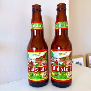 Vintage Capilano Brewery Old Style Beer Empty Bottles